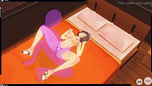 3d hentai cow costume hints at classic playful doggystyle fun