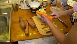 carrot preparation steps for cooking