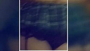 hey make me your schoolgirl slut begging for cock ends in single cumshot doggystyle