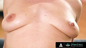 perfect busty slimthick vic's oiled nuru massage turns into deepthroat riding fuck compilation