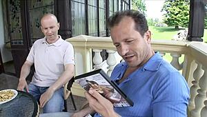 Naughty Spanish Maid Simone Style Teases in Lingerie and Stockings