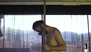 rope bunny pounded hard after tight bondage session