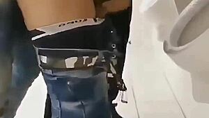 gave my ass in school bathroom to two teachers bareback