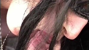 A Cock Slides Deep Into Slutty Italian Milf's Hairy Wet Pussy!