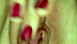 Chubby Amateur Wife Fingers Shaved Wet Pussy and Moans Loudly