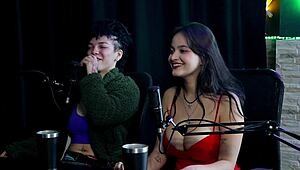 safada dances sensual after art reveal then submits to wild domination