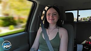 in my pov tattooed slut imani valor's tight pussy gets stretched wide