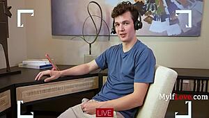 hey mommy ivy ireland rides young josh rivers live 😈 big tits bouncing