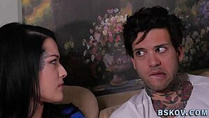 Busty nurse milf strips uniform for hardcore patient pussy pounding