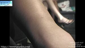 Rina's sexy stockings pantyhose legs fetish tease in hot images 🏖️👣