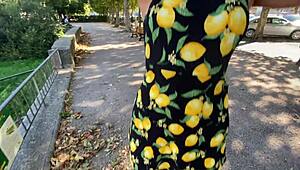 Beautiful Latina Brunette Dances Under Desk For Nightclub Waitress Job