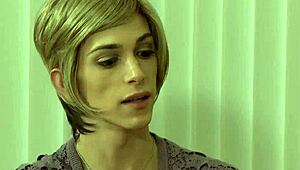 Gorgeous Inked Transsexual's Lingerie Anal Pounding