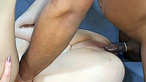 Stepsis with huge tits drops to knees slurping my cock so sloppy you gotta see this!