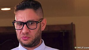 britney amber milf rides big cock humiliates cuckold hubby doggystyle