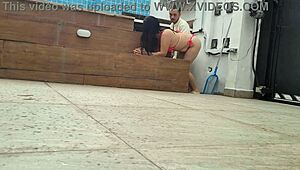 Wife sneaks off cheating bangs pool boy behind hubby's back