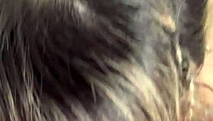 Gym Trainer Chokes Prostitute on Thick Cock Till Vomit