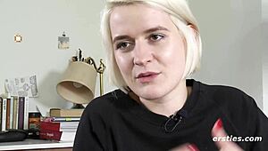 Luisa's Drenching Squirting Orgasm Explodes In Close-Up British Solo Session