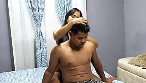 Stepsis massages stepbro's cock like a pro! 😍🍆 part 1