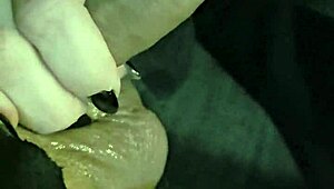 GOTH GAGS ON CUM SWALLOWING SENSUAL BLOWJOB!