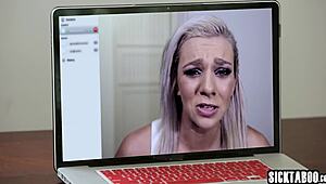 i couldn't resist her big tits so i made that perverted teen suck my monster cock