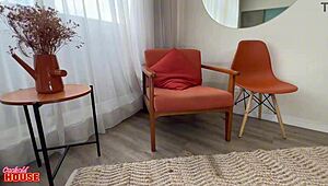 slut wife moans wildly in dp before corno