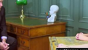 Principal's cock gets double sucked by stepmom charlie rae and gigi patsy