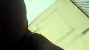 dirty hairy pussy maid slut pees in thong panties indoors