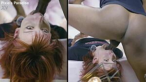 Pelirroja sumisa holandesa se traga BBC en todos los agujeros anal pro y ducha de porra multivista