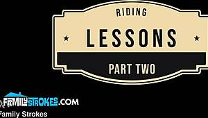 Summer's Teasing Social Media Cock Ride and Suck with Stepdad