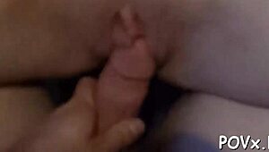 a barely legal teen seduces into dirty hardcore pov fuck