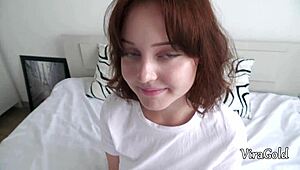 beautiful 18yo liza's homemade pov tits play first time with stepdad