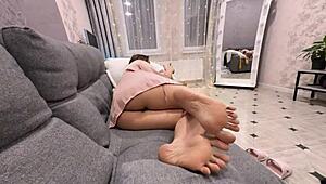 sexy bride bent over doggystyle homemade sex