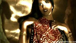dreamy indian beauty strips teases undresses seductively