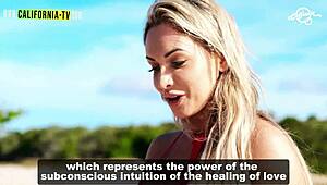 blondie soaks wet from burning california desire