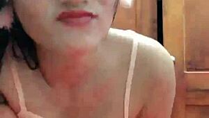 Nude Dancer Twists Bare Body Seductively