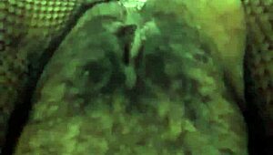 dirty hairy pussy maid slut pees in thong panties indoors