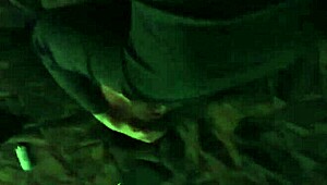 Homemade Interracial Couple Bent Over Doggystyle Action