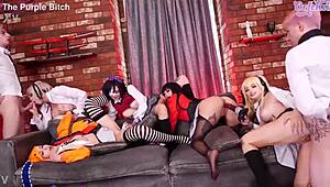 five kakegurui girls fuck two boys monster cocks