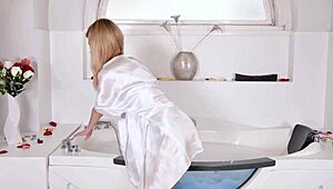 rebecca volpetti's giant black cock ride in bathroom drives me wild