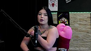 Kalyca charla con Tifany en casting swingers en rojo transparente parte 1