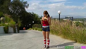 innocenthigh nerdy small tits brunette teen lexi bloom gets fucked hard glasses on