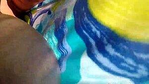 Exposing my bbw hairy bush big ass nude public beach thrill