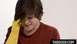 sofie marie the nympho stepmom seduces her virgin stepson for intense doggystyle pounding