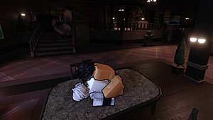 shemale femboy ass pounded halfway through the doors