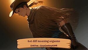 hot dilf moans through intense orgasms with boyfriend