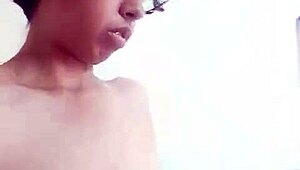 peruvian babe fingers herself wildly with horny urges