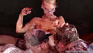 Watch this blonde give relaxing deepthroat blowjob instructions