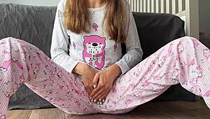 i can't stop fingering my skinny teen pussy till i squirt hard