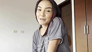 hey dude your skinny latina gf rides me cowgirl while you're gone... rough deepthroat too