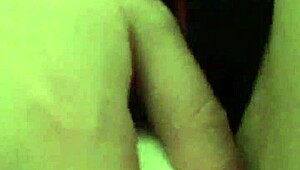 fucking my pierced wet pussy hard in crotchless panties vibrator screams orgasm